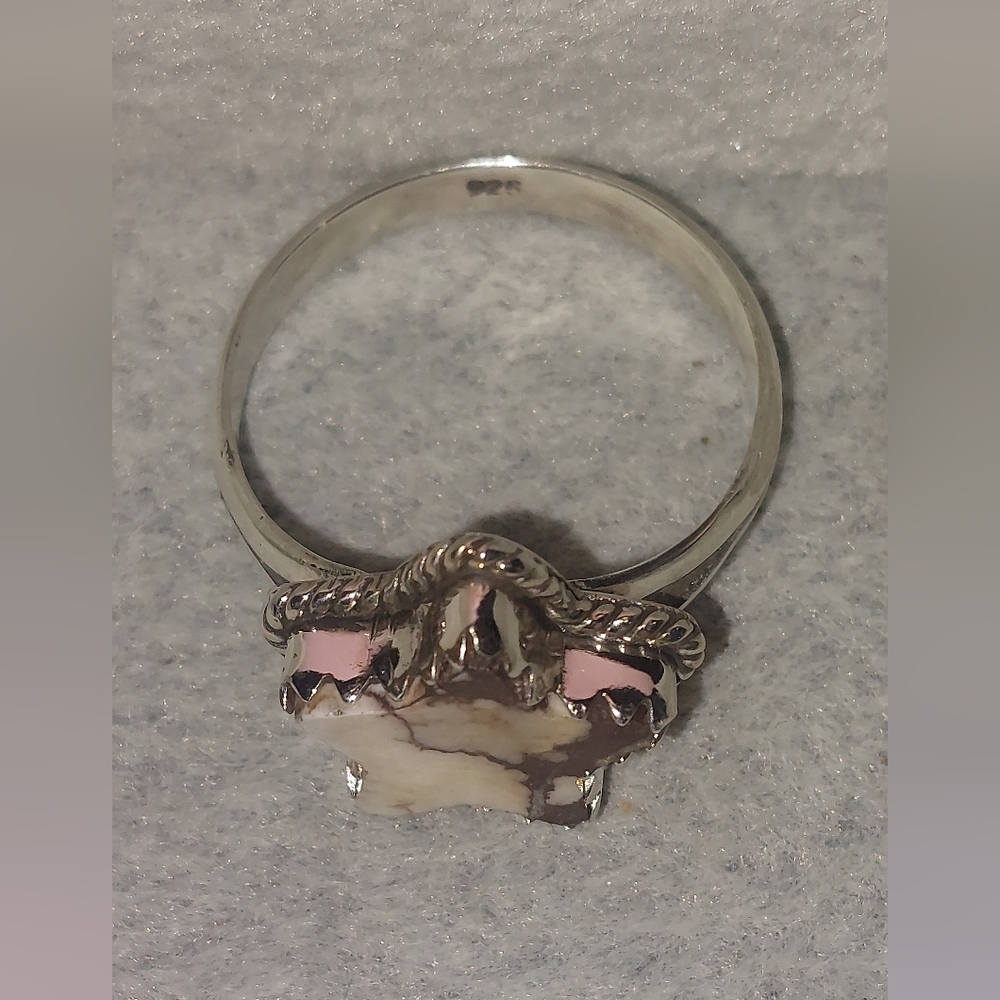 Wild Horse Jasper Star Shaped Ring - Picture 2 of 9